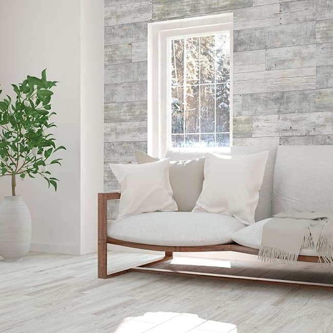 Rustic White 8mm Bathroom Panels (375mm x 2.6m | Pack of: 3 | Marbrex)