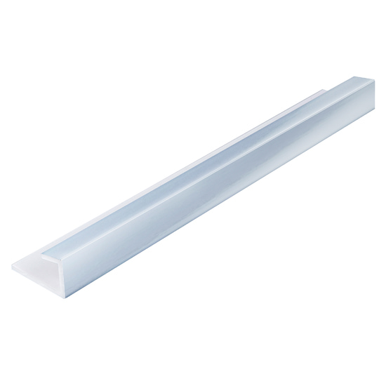 Chrome 10mm Shower Panel End Cap (2.4m)