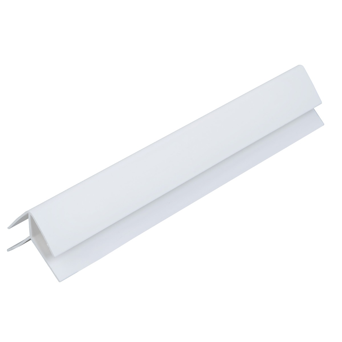 White 5mm Bathroom Panel External Corner (2.6m)