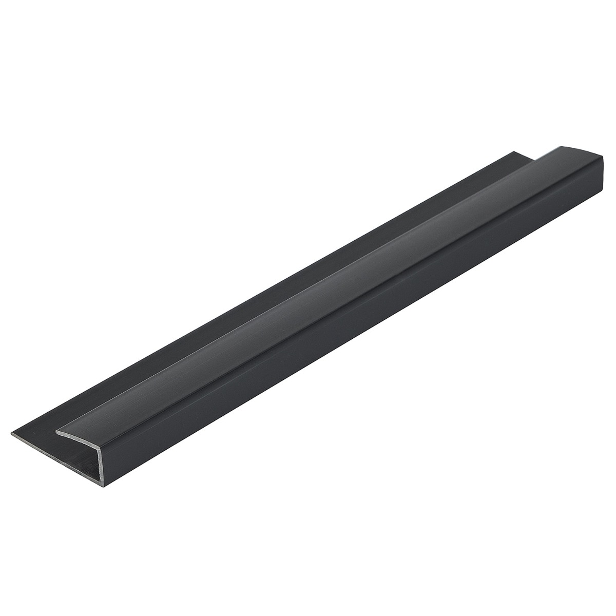 Black 5mm Bathroom Panel End Cap (2.6m)