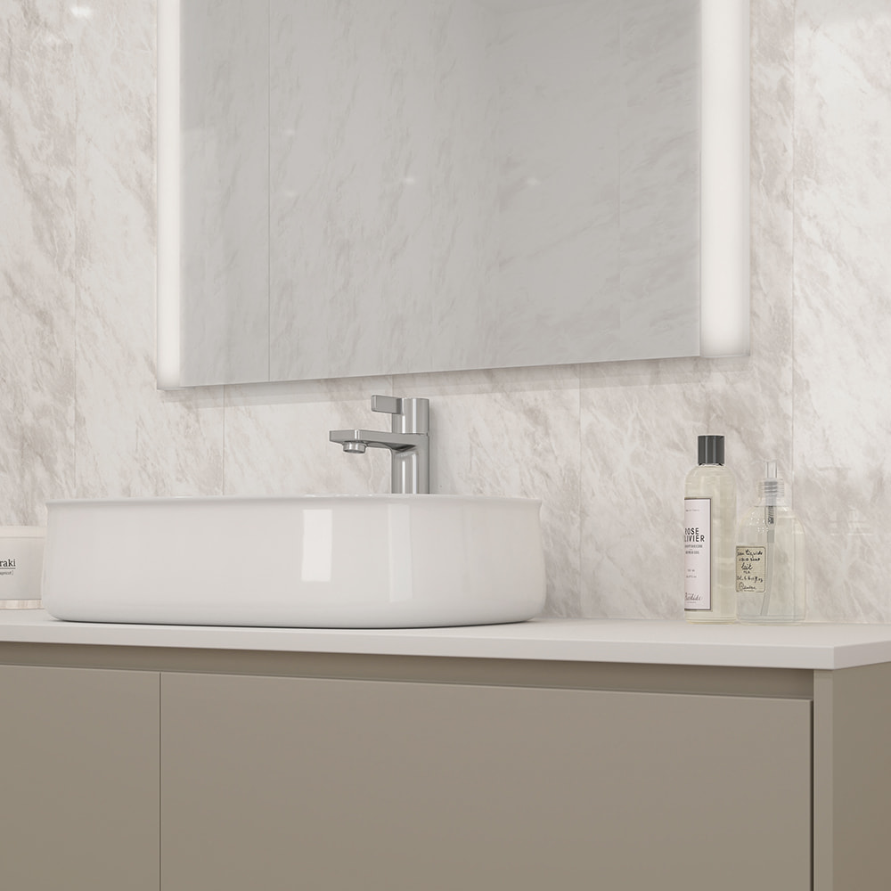 Storm Marble 5mm Bathroom Panels (250mm x 2.6m | Zest Wall Panels)
