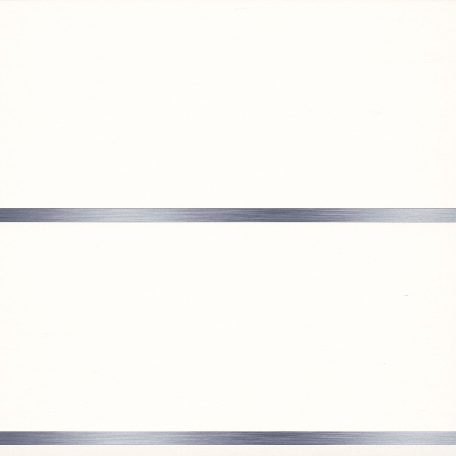 White Gloss with Chrome Strip 5mm Bathroom Panel Sample (Pack of: 1 | Zest Wall Panels)