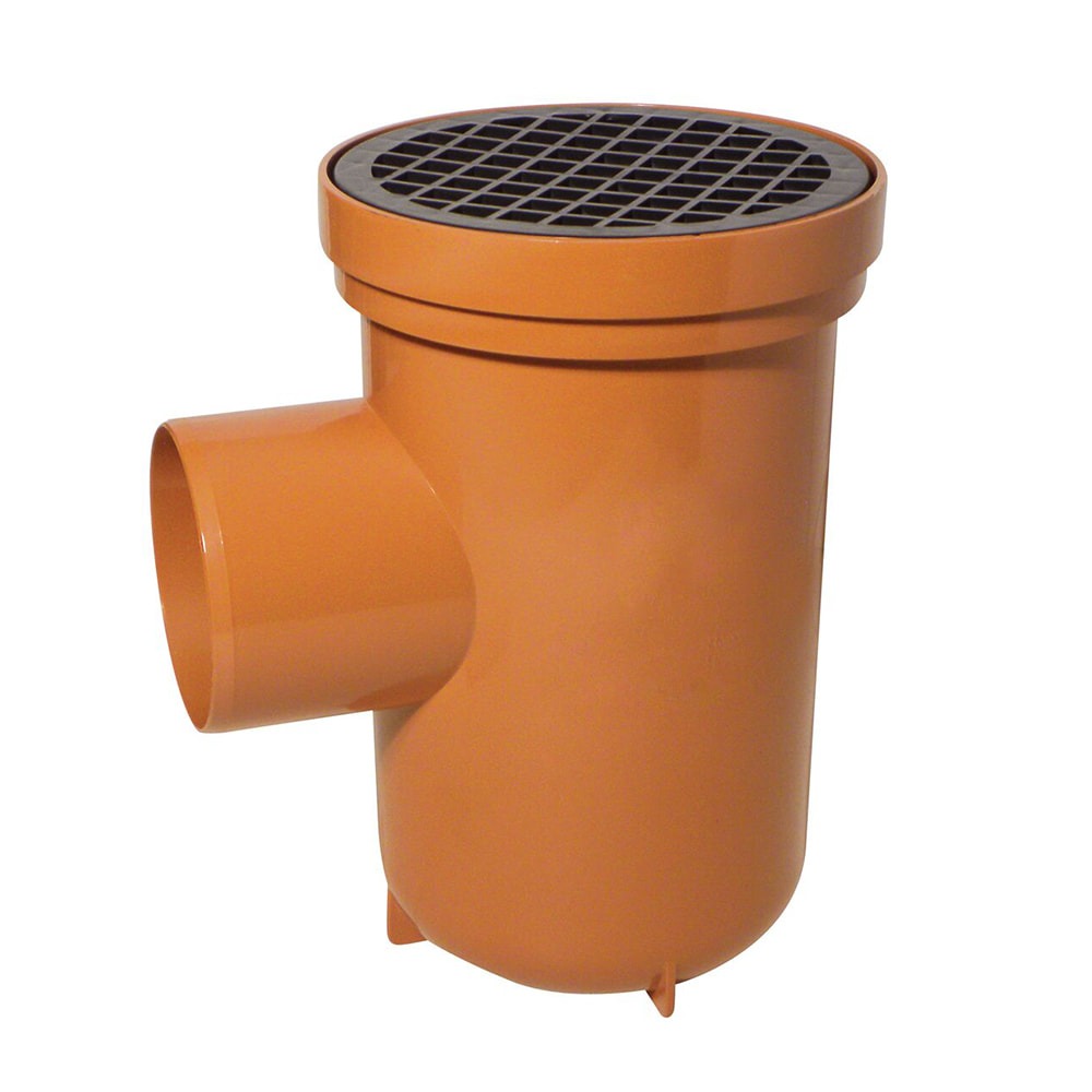 Terracotta 110mm Underground Circular Bottle Gully Trap