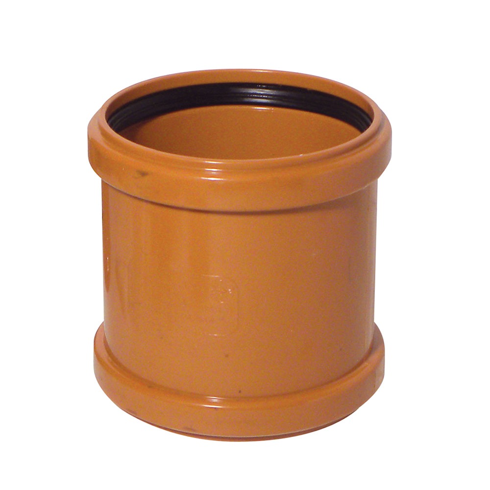 Terracotta 110mm Underground Double Socking Coupling