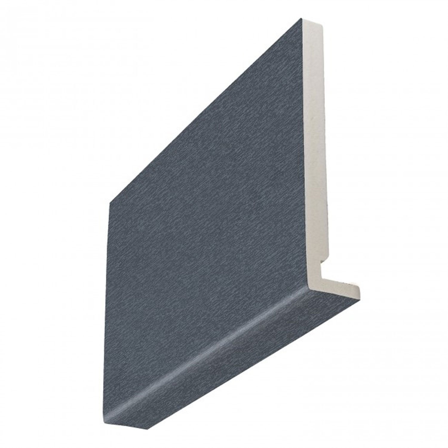 16mm Square Anthracite Grey Woodgrain Fascia Boards