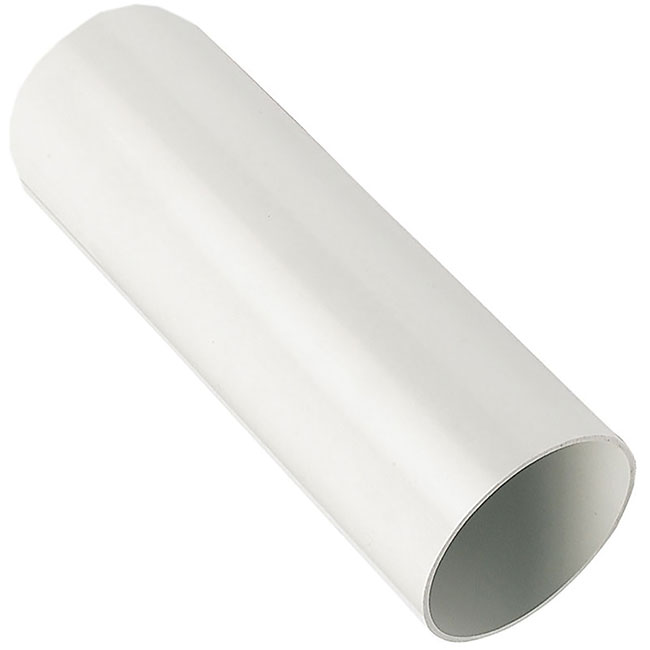 White 110mm Round Downpipes